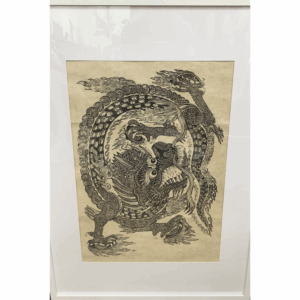 Dragon Print Poster on Lotka Paper