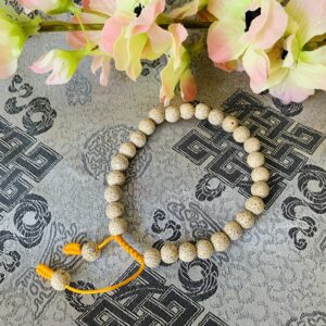 lotus seed wrist mala