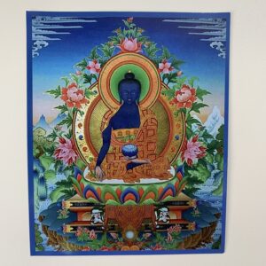medicine buddha pictured card