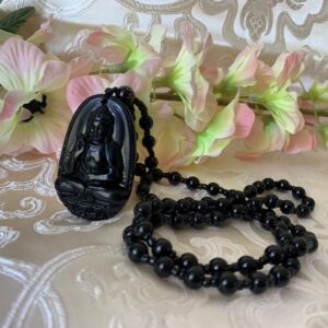 buddha pendant with beads