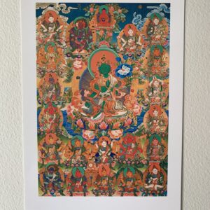 21 taras deity card