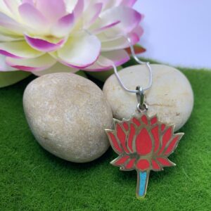 lotus shaped pendant