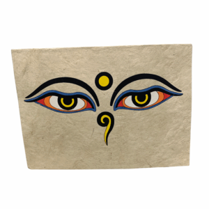 buddha eyes greetings card