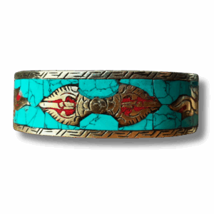 Dorje (Vajra) Bracelet with red highlights